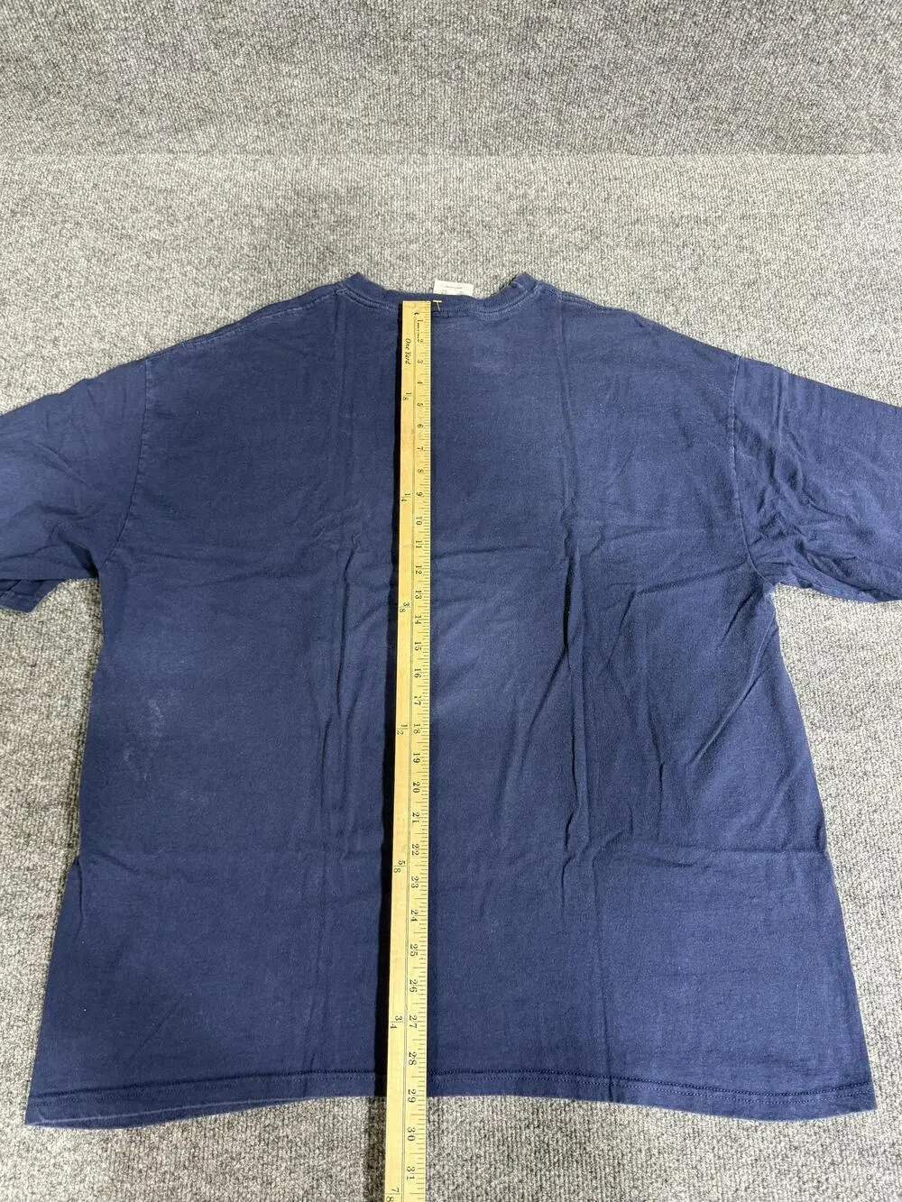 Adidas Shirt Mens XL Blue Logo Graphic Crewneck Cotton Casual Athletic Tee Top